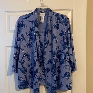 Alfred Dunner 2-Fer Floral Blouse